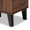 Baxton Studio Idina Walnut Brown and Grey Finished Wood 1-Door Shoe Cabinet 173-10905 - alternate 10